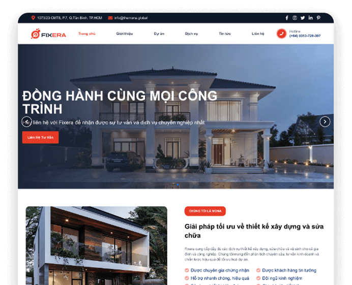 Thiết kế website chuyên nghiệp