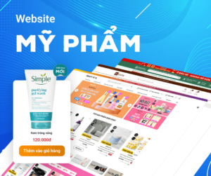 Mẫu website mỹ phẩm