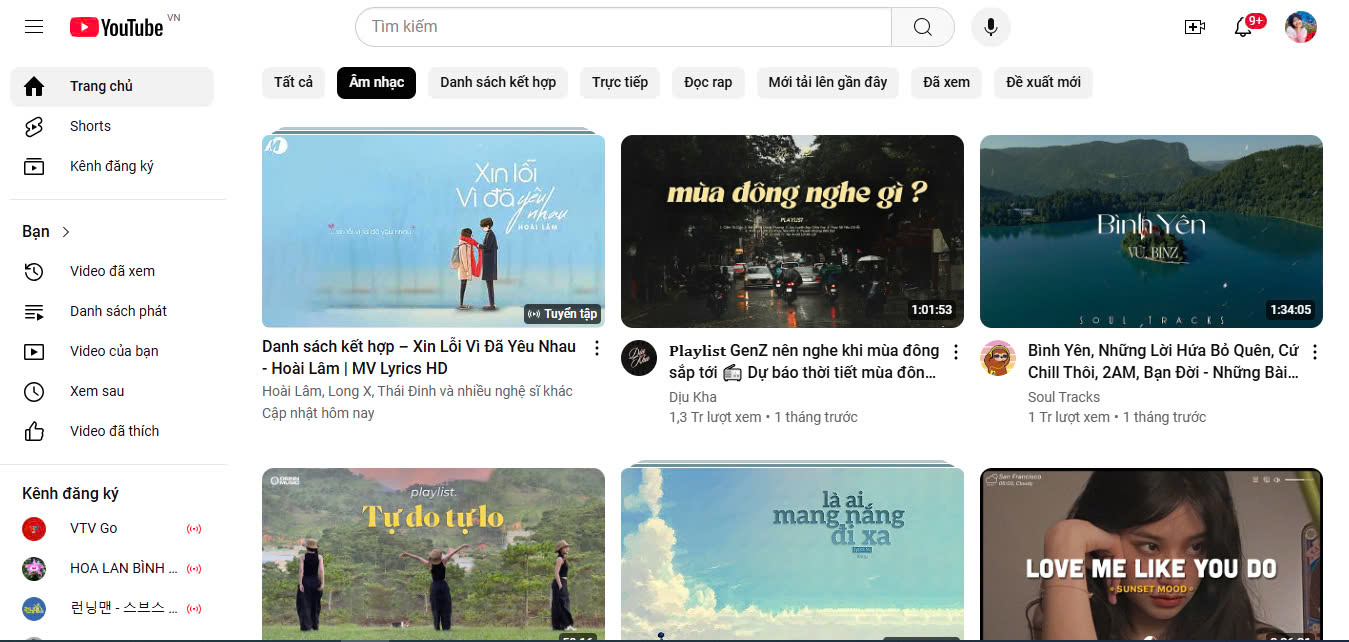 website âm nhạc 