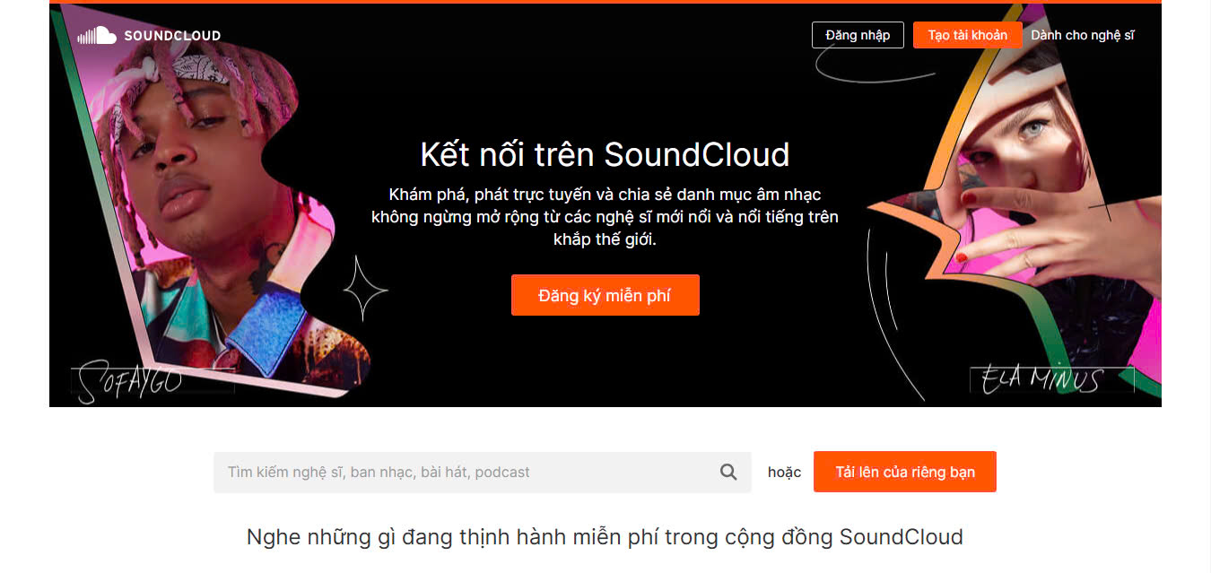 website âm nhạc