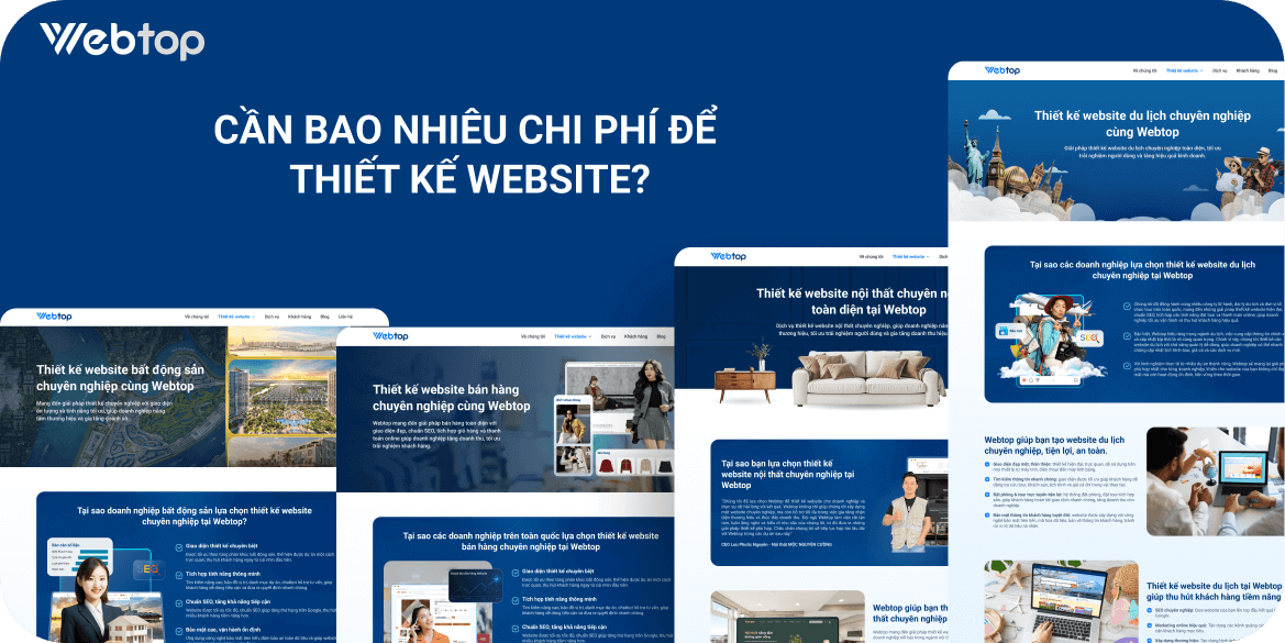 Cần bao nhiêu chi phí để thiết kế website?